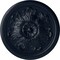 Ekena Millwork Legacy Acanthus Ceiling Medallion (Fits Canopies up to 3 1/2"), 12 3/4"OD x 7/8"P, Midnight Dream CM12LEMDF - alternate 1